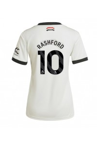 Manchester United Marcus Rashford #10 Voetbaltruitje 3e tenue Dames 2024-25 Korte Mouw